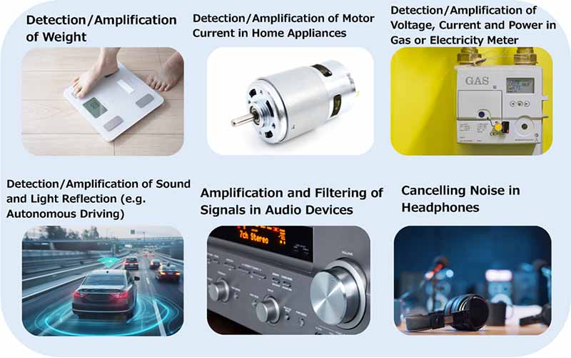 application of operational amplifier in electronics