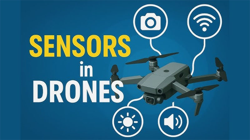 what types of sensors used in drones