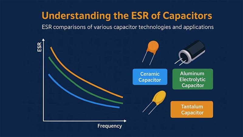equivalent series resistance of capacitors
