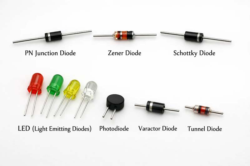 different types of diodes
