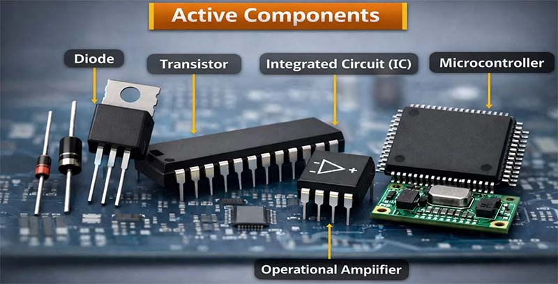 active components in circuits