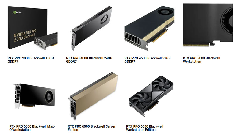 nvidia professional workstation graphics cards