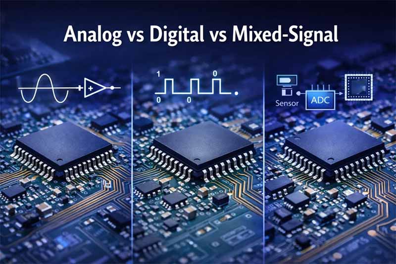 digital vs analog integrated circuit
