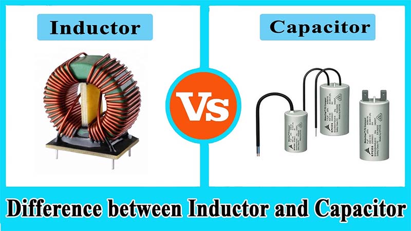 difference between capacitor and inductor