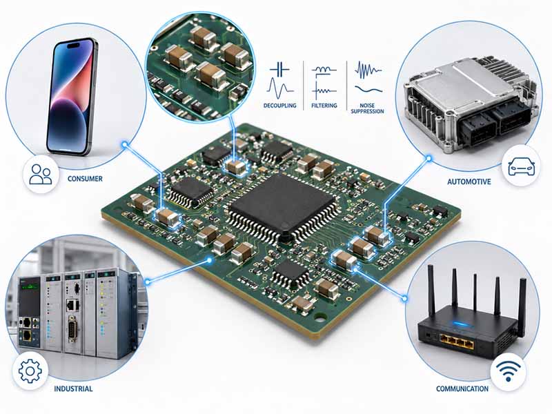 what are multilayer ceramic capacitors used for